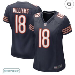 Women's Chicago Bears Caleb Williams 18 Jersey XXL NWT